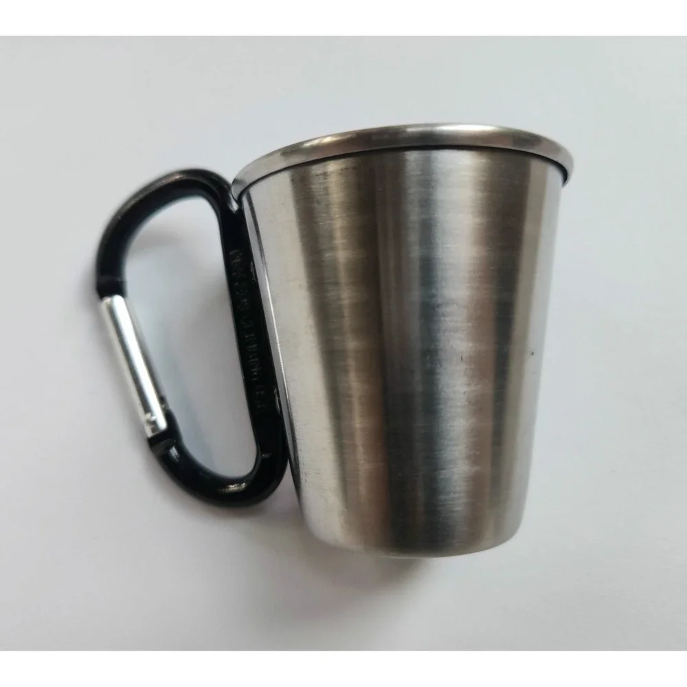 Camp Lemmonnier - Djibouti Africa -‎ Stainless Steel Carabiner Shot Glass
